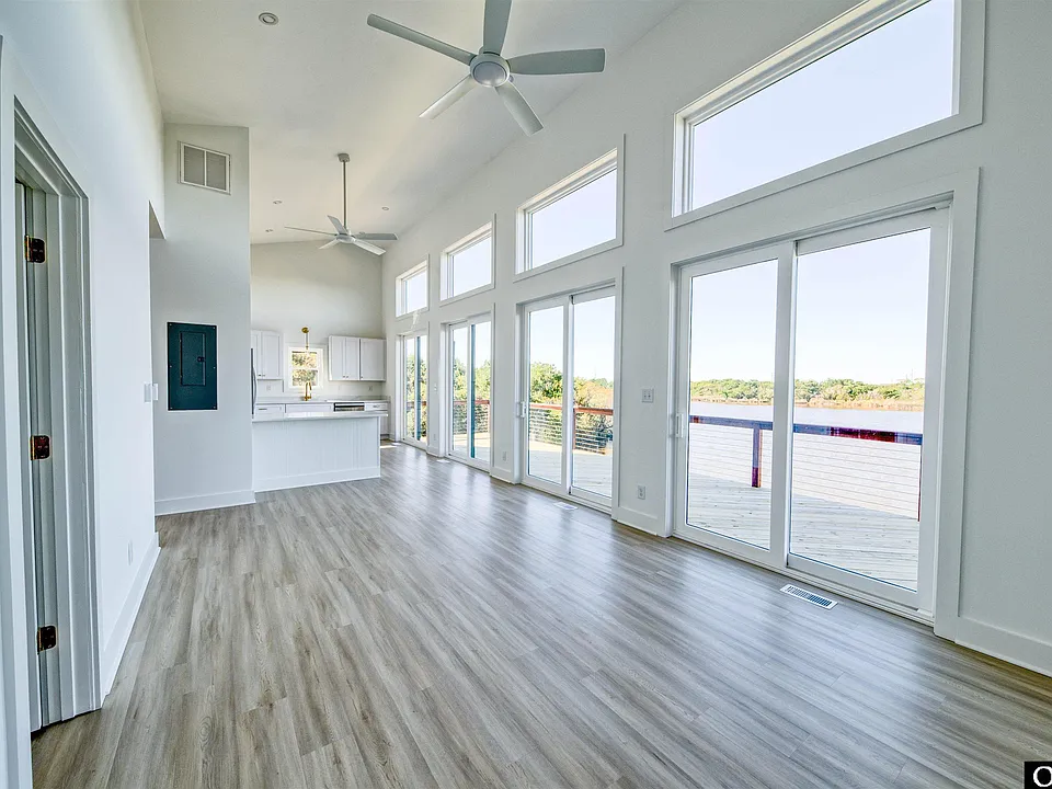 Living room with design elements